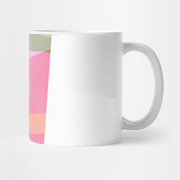 Pocket - ABSTRACT CAMOUFLAGE PINK GREEN by ninoladesign